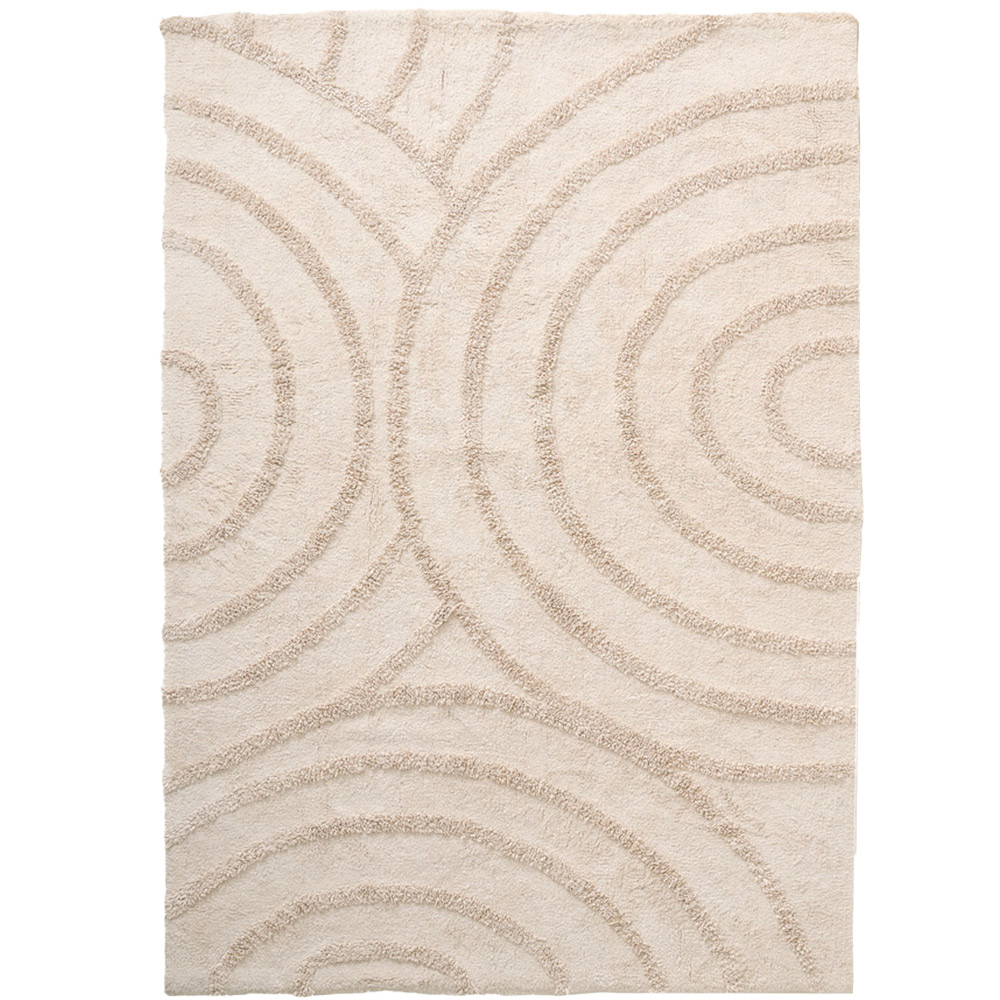 WASCHBARER SKANDINAVISCHER TEPPICH 120 X 170 CM | BEIGE